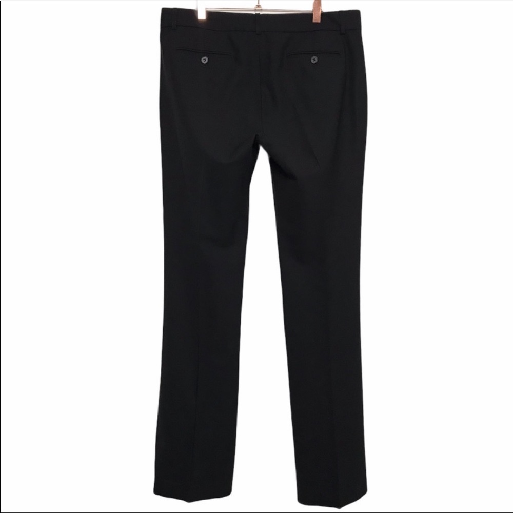 Theory Blue Wool Wide Leg Black Dress Pants Sz 12